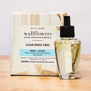 Bath and Body Works Wallflowers Clean House Vibes 2 Pack Refills NWT